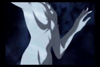 1girl air_bubble animated animated_gif armpits arms_up asphyxiation ass atelier_wadatsumi bare_shoulders barefoot black_eyes black_hair breasts bubble cave censored closed_eyes completely_nude drowning female_focus flashlight holding_breath medium_breasts navel nipples nude pussy ribs short_hair skinny_dipping swimming thighs underwater wide-eyed