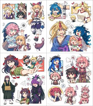 ... 6+girls :d =_= ^_^ ahoge anger_vein animal_ears animal_hat aqua_eyes aqua_shirt arms_behind_head arms_up asymmetrical_hair bandaged_leg bandages bandaid bandaid_on_head bandana bandana_around_neck bare_shoulders barefoot beamed_eighth_notes black_gloves black_hair black_hat black_shoes black_vest black_wings blonde_hair blue_eyes blue_hair blue_hat blue_kimono blue_shirt blue_skirt bottle bow bowtie breasts brown_hair brown_hat bun_cover chain cleavage closed_eyes closed_mouth collarbone collared_shirt commentary_request cowboy_hat crossed_arms crossed_bandaids cuffs cup detached_sleeves double-parted_bangs double_bun dragon_horns dragon_tail dress drill_hair drinking drooling eighth_note elbow_gloves fang fangs flexing flower flower_on_head flying_sweatdrops futatsuiwa_mamizou glasses gloves gourd green_shirt grey_dress hair_between_eyes hair_bow hair_bun hair_tubes hakurei_reimu hands_on_own_cheeks hands_on_own_face hat hat_ribbon headpat heart highres hinanawi_tenshi holding holding_bottle holding_cup holding_gourd holding_skull holding_tray horn_ornament horn_ribbon horns horse_tail hoshiguma_yuugi ibaraki_douji&#039;s_arm ibaraki_douji_(touhou) ibaraki_kasen ibuki_suika index_finger_raised japanese_clothes jewelry kicchou_yachie kimono kirisame_marisa kurokoma_saki leaf leaf_on_head lobelia_(flower) long_hair long_sleeves looking_at_viewer low-tied_long_hair mini_person miyadeguchi_mizuchi mob_cap mouth_drool multiple_girls multiple_rings musical_note nippaku_zanmu okunoda_miyoi onozuka_komachi open_mouth orange_hair orb outstretched_arm outstretched_arms pants peach_hat_ornament pink_flower pink_hair pink_rose ponytail puff_of_air puffy_short_sleeves puffy_sleeves purple_dress purple_pants purple_ribbon pyramid_(geometry) raccoon_ears raccoon_tail re_ghotion red_bow red_bowtie red_eyes red_hair red_hat red_horns red_ribbon red_shirt red_tabard ribbon ring rose shameimaru_aya shirt shoes short_hair short_sleeves side_slit single_horn skirt skull sleeveless sleeveless_shirt smile spoken_anger_vein spoken_ellipsis spoken_expression spoken_heart spoken_musical_note spoken_object spoken_squiggle spork spread_arms squiggle striped_clothes striped_shirt tabard tail teeth tokin_hat torn_clothes torn_sleeves touhou toutetsu_yuuma tray two_side_up upper_teeth_only v v-shaped_eyebrows very_long_hair vest vine_print wavy_hair white_bandana white_gloves white_hair white_shirt white_sleeves wide_sleeves wings yakumo_yukari yomotsu_hisami yorigami_jo&#039;on yorigami_shion yuri