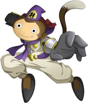 deva_(digimon) digimon digimon_(creature) digimon_new_century looking_at_viewer makuramon monkey official_art solo