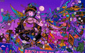 1girl absurdly_detailed_composition absurdres ace_(playing_card) animal_ears armlet arsnzip artist_name bandaid banknote bitcoin black_hair blunt_bangs boat bob_cut bracelet breasts bubble bug building butterfly butterfly_net cable cactus can car card cellphone chain chest_tattoo city city_lights cityscape cleavage cloud coca-cola coin commentary complex_exterior condenser_unit converse creature crescent dollar_bill dominoes drink_can earrings english_commentary english_text facial_tattoo fishnet_sleeves fishnets food fruit full_body giant giantess hair_ornament hairband hand_net hat heterochromia highres holding holding_butterfly_net holding_net insect jacket jewelry knob lace ladder leather leather_jacket lottery_ticket math medium_breasts medium_hair money monstera_deliciosa moon motor_vehicle nail_polish neon_lights neon_palette neon_sign net news night no_entry_sign orange_(fruit) original outdoors pants patch pepe_the_frog phone plant playing_card rabbit_ears railing road_sign sign single_wing sitting smartphone soda_can solo stop_sign strawberry tattoo television tentacles top_hat twilight ufo watch watercraft wings wire wristwatch
