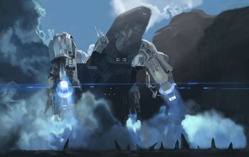 Rule 34 | alien (series), antennae, bad id, bad pixiv id, cloud, landing, lens flare, lv-223, mountain, no humans, prometheus (movie), prometheus (ship), realistic, rock, science fiction, shiira, spacecraft, uscss prometheus