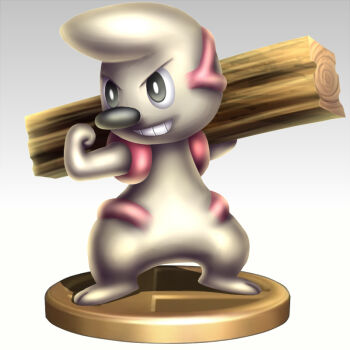 gen_5_pokemon nintendo no_humans pokemon pokemon_(creature) super_smash_bros. tagme timburr trophy