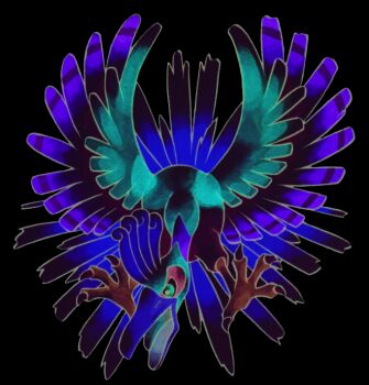 Rule 34 | animal focus, bird, full body, gen 2 pokemon, ho-oh, legendary pokemon, nintendo, no humans, official art, open mouth, orange eyes, pokemon, pokemon (creature), pokemon focus, pokemon gold/silver/crystal, second-party source, simple background, solo, sugimori ken, tongue, white background