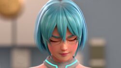 20s 2girls 3d alternate_costume animated arm_up assertive_female bare_shoulders black_hair black_shirt blue_dress blue_hair blurry blurry_background breasts cleavage cleavage_cutout clothing_cutout crossover dazed dead_or_alive dead_or_alive_6 dress earrings female_focus femdom final_fantasy final_fantasy_vii final_fantasy_vii_remake glasses gloves glowing_lines green_eyes hair_between_eyes halterneck highres hypnosis indoors jewelry large_breasts looking_at_viewer mind_control multiple_girls multiple_views nico_(doa) pendulum pocket_watch red_eyes self_hypnosis shirt sound source_filmmaker_(medium) square_enix standing straight_hair submission swept_bangs talking tecmo tifa_lockhart upper_body video vynil watch watching white_gloves white_shirt