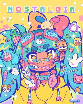 1girl absurdly_detailed_composition absurdres annotation_request aqua_hair awesome_face cactus_friends cameo candy club_penguin colorful decora food garfield garfield_(character) gloomy_bear hachune_miku hamtaro hamtaro_(series) hatsune_miku heisei heisei_retro hello_kitty hello_kitty_(character) highres inkling itazuraguma_no_gloomy lollipop looking_at_viewer mametchi mario_(series) miffy miffy_(character) nintendo original peanuts_(comic) sandy_(cactus_friends) sanrio snoopy solo splatoon_(series) squid star-shaped_pupils star_(symbol) symbol-shaped_pupils tamagotchi tamagotchi_(classic) tamagotchi_(virtual_pet) tokidoki_(company) twintails unicorno usahana virtual_pet_(toy) vocaloid yanana_ua