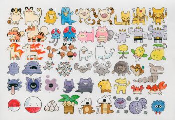 Rule 34 | abra, absolutely everyone, alakazam, arcanine, bellsprout, bird, cat, chibi, chibi only, cloyster, commentary, cubone, dewgong, drowzee, electrode (pokemon), english commentary, everyone, exeggcute, exeggutor, farfetch'd, gastly, gen 1 pokemon, gengar, geodude, golduck, golem, graveler, grimer, growlithe, haunter, hypno, kadabra, kingler, koffing, krabby, machamp, machoke, machop, magnemite, magneton, mankey, marowak, meowth, monkey, muk, nintendo, no humans, onix, painting (medium), persian (pokemon), pokemon, pokemon (creature), ponyta, primeape, psyduck, rapidash, seel, shellder, slowbro, slowpoke, tangela, tentacool, tentacruel, too many, traditional media, victreebel, voltorb, watercolor (medium), weepinbell, weezing, white background, zerochan923600