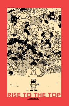 5girls absurdres agatha_(pokemon) alakazam arcanine blaine_(pokemon) blue_oak brock_(pokemon) bruno_(pokemon) byronb cane dragonite dugtrio elite_four erika_(pokemon) everyone gen_1_pokemon gengar geodude giovanni_(pokemon) greyscale growlithe gym_leader highres kadabra koffing koga_(pokemon) lance_(pokemon) lapras lorelei_(pokemon) misty_(pokemon) monochrome mr._mime muk multiple_girls nidoking nidoqueen nintendo onix pikachu poke_ball poke_ball_(basic) pokemon pokemon_(creature) pokemon_rgby ponyta raichu rapidash red_(pokemon) rhydon rhyhorn sabrina_(pokemon) smile smoke spiked_hair starmie staryu surge_(pokemon) tangela venomoth victreebel vileplume voltorb weezing