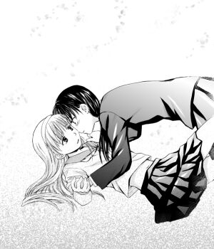 1boy 1girl crossdressing gakuran gender_transitioning hetero hourou_musuko nitori_shuuichi school_uniform serafuku shota static takatsuki_yoshino