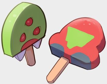 food metroid metroid_(creature) nintendo popsicle power_suit_(metroid) samus_aran simple_background splashbrush varia_suit