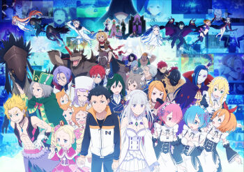 abs aldebaran_(re:zero) anastasia_hoshin animal_ears barefoot beatrice_(re:zero) black_hair blue_eyes blue_hair breasts capella_emerada_lugnica carmilla_(re:zero) cat cat_ears crossdressing crusch_karsten daphne_(re:zero) dragon echidna_(re:zero) elsa_granhilte emilia_(re:zero) felix_argyle felt_(re:zero) frederica_baumann garfiel_tinsel green_eyes heinkel_astrea highres julius_juukulius large_breasts long_hair louis_arneb lye_batenkaitos maid medium_breasts meili_portroute mimi_pearlbaton minerva_(re:zero) natsuki_subaru official_art orange_hair otto_suewen pandora_(re:zero) patrasche_(re:zero) petelgeuse_romaneeconti petra_leyte pink_eyes priscilla_barielle puck_(re:zero) ram_(re:zero) re:zero_kara_hajimeru_isekai_seikatsu red_eyes regulus_corneas reinhard_van_astrea rem_(re:zero) ricardo_(re:zero) roswaal_l._mathers roy_alphard ryuzu_meyer satella_(re:zero) sekhmet_(re:zero) sharp_teeth short_hair siblings sirius_romaneeconti small_breasts teeth theresia_van_astrea tivey_pearlbaton twins typhon_(re:zero) wilhelm_(re:zero)