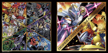 agumon agumon_-yuki_no_kizuna- algomon algomon_baby_ii algomon_perfect alphamon anniversary arm_blade armor bare_shoulders beelstarmon beelzebumon betelgammamon black_armor blackwargreymon blonde_hair body_fur breasts bug canoweissmon ceresmon chackmon chaosdramon claw_(weapon) cleavage commandramon craniummon digimon digimon_(creature) digimon_card_game dinosaur dragon evolutionary_line examon eye_mask eyesmon gabumon_-yujo_no_kizuna- gammamon gazimon grandiskuwagamon grey_fur greymon group_picture helmet hydramon jesmon jetsilphymon kaisergreymon knight lilithmon lizard long_hair lordknightmon mask mechanorimon mervamon metalgarurumon metalgarurumon_x-antibody metalgreymon modokibetamon mugendramon nidhoggmon non-humanoid_robot paildramon pulsemon purple_armor purple_helmet ragnalordmon red_hair robot robot_dragon salute sasasi shinegreymon short_hair shoutmon_x4 siriusmon solarmon spiked_hair terriermon third_eye triceratops tyumon upamon v-mon wargreymon weapon white_armor yellow_armor