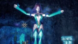 1girl 3d animated ass back_tattoo blue_eyes breasts cleavage bad_tag high_heels large_breasts pubic_tattoo purple_eyes shadow_hearts shadow_hearts_from_the_new_world shania solo tagme tattoo tramp_stamp undressing video video_game