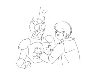 2boys armor artist_request blush chest_focus godai_yuusuke helmet ichijou_kaoru kamen_rider kamen_rider_kuuga kamen_rider_kuuga_(series) male_focus mask masked masked_male multiple_boys pectoral_grab pectorals sketch source_request touching_pecs yaoi