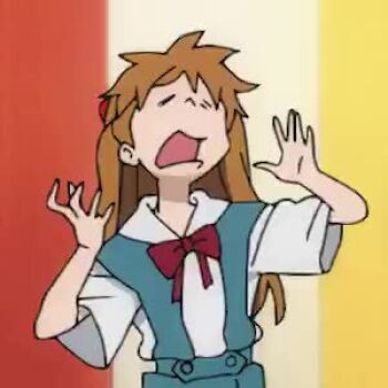 Rule 34 | 1girl, 2026, animated, brown hair, cowboy shot, highres, long hair, neck ribbon, neon genesis evangelion, red ribbon, ribbon, shirt, short sleeves, simple background, skirt, smile, solo, souryuu asuka langley, standing, suspender skirt, suspenders, tagme, tokyo-3 middle school uniform, two side up, video, white background, white shirt