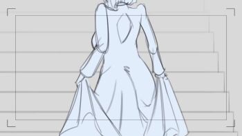 animated breasts dress fubuki_(one-punch_man) large_breasts one-punch_man tagme video