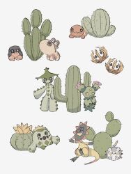 Rule 34 | + +, :&lt;, :3, blue eyes, bramblin, bright pupils, brown eyes, cacnea, cacturne, cactus, closed mouth, commentary, creatures (company), dwebble, flower, game freak, gen 3 pokemon, gen 4 pokemon, gen 5 pokemon, gen 6 pokemon, gen 7 pokemon, heliolisk, highres, hippopotas, hippopotas (male), looking at viewer, maractus, nintendo, no humans, open mouth, pink flower, pokemon, pokemon (creature), simple background, smile, sumi fms, symbol-only commentary, togedemaru, trapinch, white background, white pupils, yellow eyes