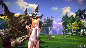 16:9 3d animal_ears blonde_hair ellin korean loli tail