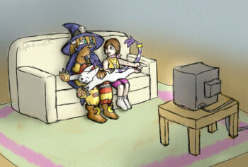 Rule 34 | animal ears, cat, cat ears, digimon, digimon (creature), digimon adventure, gloves, hat, holy ring, skull, tail, tailmon, wizard, wizard hat, wizarmon, yagami hikari