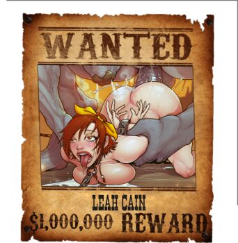 bestiality devilhs leah_(diablo_3) minotaur poster tagme third-party_edit wanted_poster