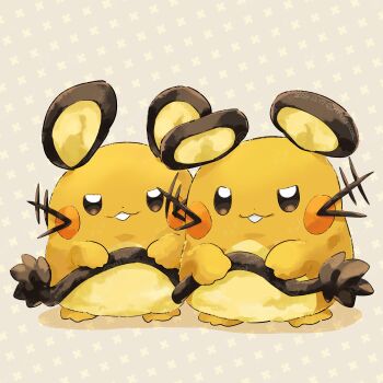 absurdres animal_focus bright_pupils brown_eyes closed_mouth commentary dedenne gen_6_pokemon highres looking_at_viewer mag_cocoa nintendo no_humans pokemon pokemon_(creature) smile standing symbol-only_commentary tail white_pupils