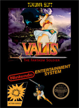 armor asou_yuuko attack bikini_armor blue_eyes blue_hair floating_island game holding holding_sword holding_weapon miniskirt mugen_senshi_valis nintendo skirt sword thick_thighs thighs tokuma_shoten valis valis_sword weapon