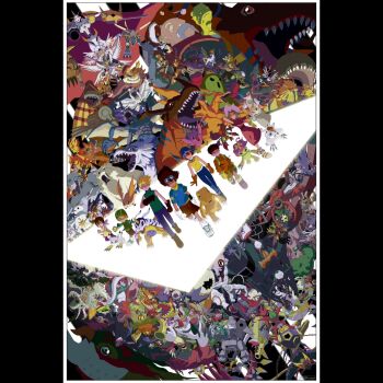 Rule 34 | 3girls, 5boys, agumon, andromon, angemon, angewomon, anomalocarimon, apocalymon, atlurkabuterimon, atlurkabuterimon (red), bird, birdramon, blossomon, bug, cat, centalmon, cockatrimon, corruption, darktyranomon, deathmeramon, delumon, devidramon, devimon, diablomon, digimon, digimon (creature), digimon adventure, digimon adventure: bokura no war game, digimon adventure (movie), digitamamon, dokugumon, drimogemon, elecmon, etemon, etemon chaos, everyone, fantomon, floramon, flymon, gabumon, garudamon, garurumon, gazimon, gekomon, gennai, gerbemon, gesomon, glasses, gomamon, gottsumon, greymon, guardromon, hagurumon, hangyomon, highres, holyangemon, ikkakumon, infermon, ishida yamato, izumi koshiro, jyureimon, kabuterimon, keramon, kido jo, kiwimon, kuramon, kuwagamon, ladydevimon, leomon, lilimon, mammon (digimon), mechanorimon, megadramon, megaseadramon, meramon, metaletemon, metalgarurumon, metalgreymon, metalseadramon, mojyamon, monodramon, monzaemon, mugendramon, multiple boys, multiple girls, mushmon, nanimon, nanomon, numemon, omegamon, orgemon, otamamon, pagumon, palmon, parrotmon, patamon, picklemon, picodevimon, piemon, pinochimon, piyomon, plotmon, pumpmon, raremon, redvegimon, reptile, saberleomon, scumon, seadramon, sharp teeth, shellmon, skullgreymon, snimon, tachikawa mimi, tailmon, takaishi takeru, takenouchi sora, tankmon, teeth, tentomon, togemon, tonosamagekomon, tsumemon, tuskmon, tyranomon, tyumon, unimon, vademon, vegimon, venomvamdemon, wargreymon, warumonzaemon, weregarurumon, whamon, wings, wizarmon, woodmon, yagami hikari, yagami taichi, yukidarumon, zudomon