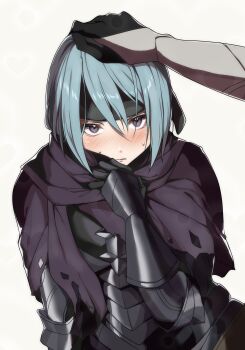 Rule 34 | 1boy, 1girl, beruka (fire emblem), blue hair, blush, fire emblem, fire emblem fates, grey eyes, headband, headpat, male corrin (fire emblem), nervous, nervous sweating, nintendo, pov, saki3 0x, shy, sweat, sweatdrop