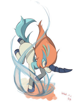 Rule 34 | absurdres, ashida (user dxec4477), blue eyes, commentary request, gen 5 pokemon, highres, hooves, horns, horse, keldeo, legendary pokemon, mane, mythical pokemon, nintendo, no humans, pokemon, pokemon (creature), pokemon focus, single horn, tail, unicorn, white background