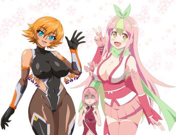 Rule 34 | 3girls, breast envy, crossover, haruno sakura, igawa sakura, kusagakure sakura, multiple girls, name connection, naruto (series), ninja to koroshiya no futarigurashi, taimanin (series), taimanin asagi