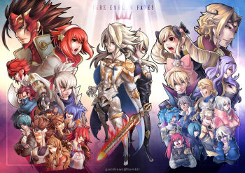 Rule 34 | 6+boys, 6+girls, armor, arthur (fire emblem fates), azama (fire emblem), beruka (fire emblem), black armor, blonde hair, breasts, camilla (fire emblem), cleavage, copyright name, effie (fire emblem), elise (fire emblem), everyone, female corrin (fire emblem), female corrin (nohr noble) (fire emblem), fire emblem, fire emblem fates, grey hair, gzei, hana (fire emblem), hinata (fire emblem), hinoka (fire emblem), kagero (fire emblem), laslow (fire emblem), leo (fire emblem fates), male corrin (fire emblem), male corrin (hoshido noble) (fire emblem), medium breasts, multiple boys, multiple girls, niles (fire emblem), nintendo, oboro (fire emblem), odin (fire emblem), official alternate costume, peri (fire emblem), pink armor, pink hair, purple hair, red hair, ryoma (fire emblem), saizo (fire emblem), sakura (fire emblem), selena (fire emblem fates), setsuna (fire emblem), subaki (fire emblem), takumi (fire emblem), twintails, xander (fire emblem), yato (fire emblem)