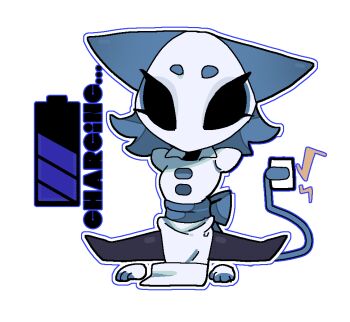 1girl animal_ears arthropod_girl bow bowtie chibi colored_sclera deltarune english_text ny_000a short_hair simple_background tail tasque_manager utdr_(toby_fox)