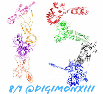 Rule 34 | agumon, bird, bug, cat, digimon, digimon (creature), gabumon, gomamon, palmon, patamon, piyomon, reptile, tailmon, tentomon, wings