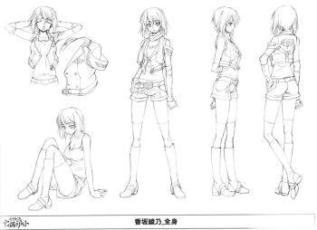 1girl code_geass code_geass:_boukoku_no_akito kousaka_ayano official_art reference_sheet tagme