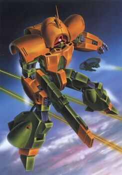 asshimar beam gun gundam highres mecha no_humans official_art robot weapon zeta_gundam