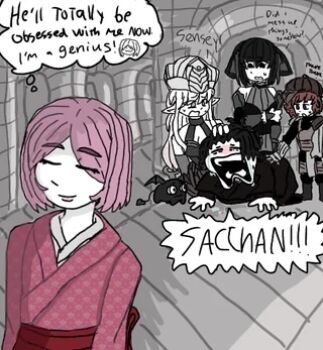 Rule 34 | annette (isekai shikkaku), break up, couple, dazai osamu (isekai shikkaku), isekai shikkaku, melos (isekai shikkaku), meme, nir (isekai shikkaku), sacchan (isekai shikkaku), tama (isekai shikkaku), temple, trolling