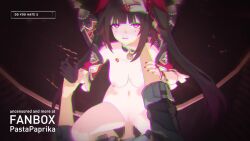 1boy 1girl 3d ahegao animated asphyxiation black_hair blender_(medium) bouncing_breasts breasts breasts_out caelus_(honkai:_star_rail) censored clothed_male_nude_female crazy_eyes dialogue_box eye_contact female_focus glitch grabbing_another&#039;s_arm heavy_breathing hetero highres honkai:_star_rail honkai_(series) indoors laughing looking_at_another masochism medium_breasts mihoyo moaning night nude on_table pale_skin pastapaprika penis penis_out pink_eyes pov pussy red_eyes restrained rough_sex self-upload sex smile smug sound sound_effects sparkle_(honkai:_star_rail) steam strangling submission table teasing trailblazer_(honkai:_star_rail) vaginal video yandere