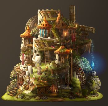 Rule 34 | 2boys, apokarihardcore, architecture, armor, beanie, black eyes, black pantyhose, blonde hair, brown hat, brown tunic, candle, closed mouth, commentary request, crystal, dragon horns, dragon tail, earflap beanie, fire, frown, grey background, hat, horns, horns through headwear, medium skirt, moss, multiple boys, mushroom, original, pantyhose, pauldrons, piloting, red shoes, red skirt, ribbon-trimmed headwear, ribbon trim, shoes, short hair, shoulder armor, skirt, smoke, stairs, tail, tower, tunic, v-shaped eyebrows, v-shaped eyes, white horns, windmill