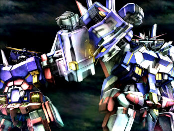 banpreios banpresto dark fist_bump mecha no_humans robot sparks srx super_robot_wars super_robot_wars_alpha super_robot_wars_alpha_1 the_3rd_super_robot_wars_alpha tro_(trombe)