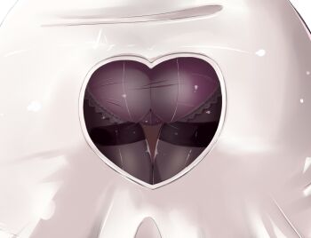 1girl ass ass_cutout ass_focus black_pantyhose choice_(xtmm5285) close-up clothing_cutout dress from_behind game_cg heart_cutout lattice_(lattice_sos!) lattice_sos!_~happening&amp;panic~ non-web_source panties panties_under_pantyhose pantyhose simple_background solo standing thighs transparent_background underwear white_dress white_panties