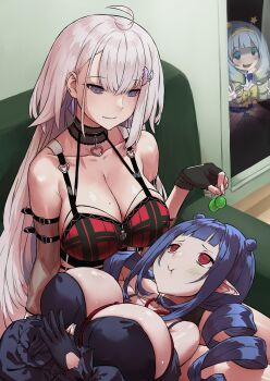 3girls dizzy_dokuro ember_amane haraya_manawari jelly_hoshiumi multiple_girls phase_connect tagme