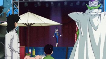 Rule 34 | alien, animated, animated gif, dancing, dragon ball, dragonball z, dragonball z battle of gods, kuririn, lowres, oolong, piccolo, puar, vegeta, yamcha