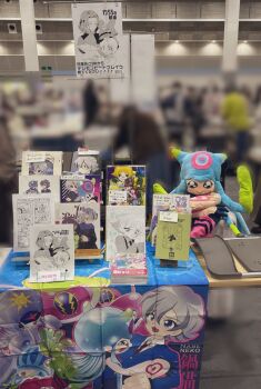 amphimon armor bandaged_arm bandages blue_eyes digimon digimon_(creature) digimon_ghost_game diving_suit full_armor higashimitarai_kiyoshiro jellyfish_girl jellymon mask monster_girl photo_(medium) real_life robot_girl sanekokoa short_hair tentacle_hair tentacles teslajellymon thetismon white_hair