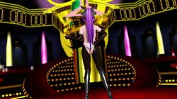 1girl 3d animal_ears animated anus ass black_bow black_bowtie blush bouncing_breasts bow bowtie breasts brwn035 crescent crescent_hair_ornament dancing elbow_gloves fake_animal_ears fake_tail gloves hair_ornament heart_pasties large_breasts navel nipples pasties patchouli_knowledge ponytail purple_eyes purple_hair pussy rabbit_ears rabbit_tail reverse_bunnysuit reverse_outfit solo tail touhou video