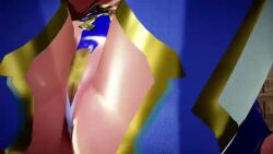 1girl 3d all_fours alternate_costume alternate_hairstyle animated artist_request ass ass_focus audible_music bare_shoulders blonde_hair blue_eyes blush bouncing_breasts breasts breasts_out cameltoe curvy dancing highleg highleg_leotard huge_ass huge_breasts implied_sex leotard long_hair looking_at_another looking_at_viewer looking_back music music_video onizaki_kirara open_mouth partially_visible_vulva pasties revealing_clothes shiny_skin simple_background smile sound tagme taimanin_(series) taimanin_rpgx thong_leotard tongue tongue_out twintails very_long_hair video walking