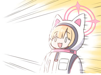 Rule 34 | 0 0, 1girl, animal ears, blonde hair, blue archive, commentary request, halo, harada (sansei rain), highres, momoi (armed) (blue archive), momoi (blue archive), official alternate costume, pink halo, smile, solo