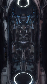 3d bdsm bondage bound highres kakeru_nyc lactation machine milking_machine no_humans penis_milking