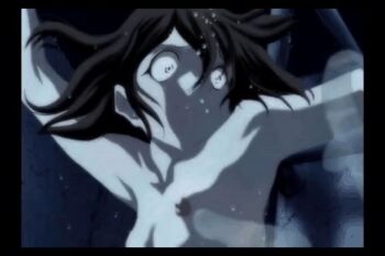 1girl air_bubble animated animated_gif armpits arms_up asphyxiation ass atelier_wadatsumi bare_shoulders black_eyes black_hair breasts bubble caught censored closed_eyes closed_mouth drowning female_focus holding_breath medium_breasts navel nipples open_mouth pussy rape ryona short_hair skinny_dipping stairs struggling submarine tentacle_sex tentacles thighs tongue underwater watercraft wide-eyed