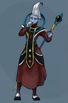 Rule 34 | animal ears, cat ears, dragon ball, dragonball z, dragonball z battle of gods, highres, monster, no humans, whis, white hair