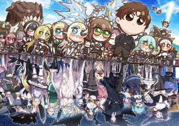 4boys absurdres ags_(last_origin) ahoge amphitrite_(last_origin) angel_wings animal_ear_fluff animal_ears anniversary apron aqua_hair astronaut asymmetrical_legwear azazel_(last_origin) banshee_(last_origin) beanie bear_ears bear_girl belt bikini black_hair black_lilith_(last_origin) blind_princess_(last_origin) blonde_hair bloody_panther_(last_origin) blue_eyes blue_sky blunt_bangs blush_stickers bodysuit bori_(last_origin) braid braided_ponytail breasts brown_eyes brown_hair cardinal_armand cetacean_tail chibi clooliss closed_eyes coat coco_mercury collared_shirt commander_(last_origin) commentary_request dog dog_ears dog_girl dress ellie_quickhand eyepatch eyewear_on_head faucre_the_evil_overlord fins fish_tail fortune_(last_origin) frigga_(last_origin) frilled_dress frilled_skirt frills gigantes_(last_origin) glacias_(last_origin) gnome_(last_origin) gothic_lolita green_eyes green_hair grey_hair gun hair_between_eyes half_up_braid halo halo_behind_head happy_anniversary hat high_heels highres holding holding_gun holding_weapon huge_breasts korean_commentary large_breasts last_origin lemonade_alpha leotard lindwurm_(last_origin) lolita_fashion long_hair lrl_(last_origin) lumberjane_(last_origin) maid maid_apron maid_headdress micro_bikini miho_(last_origin) military_hat mole mole_under_mouth multicolored_hair multiple_boys multiple_girls navel necktie non-humanoid_robot nymph_(last_origin) orca_girl parted_bangs pelvic_curtain pink_eyes pink_hair prototype_labiata purple_eyes red_eyes red_hair reflection reflective_liquid rena_the_champion revealing_clothes ribbed_leotard rifle robot robot_dragon sailor_dress sailor_hat scar scar_across_eye scar_on_face sd3m_pupphead shirt short_hair shorts skirt sky smile spartan_captain_(last_origin) star_(sky) starry_sky stuffed_animal stuffed_toy sunglasses suspender_shorts suspenders swimsuit tail teddy_bear thighhighs tongue tongue_out triangle_mouth twintails two-tone_hair two_side_up tyrannosaurus_rex tyrant_(last_origin) underboob vargr_(last_origin) very_long_hair weapon white_hair wings yellow_eyes