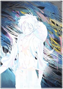 1boy abs closed_mouth commentary_request hat male_focus monkey_d._luffy one_piece open_clothes open_shirt sash scar scar_on_face short_hair siyangou49 smile solo straw_hat